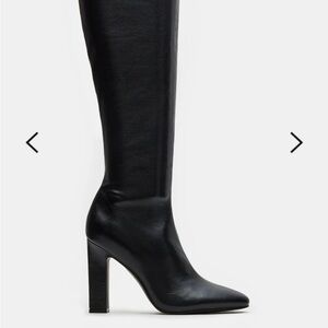 Steve Madden Black Knee High Boots